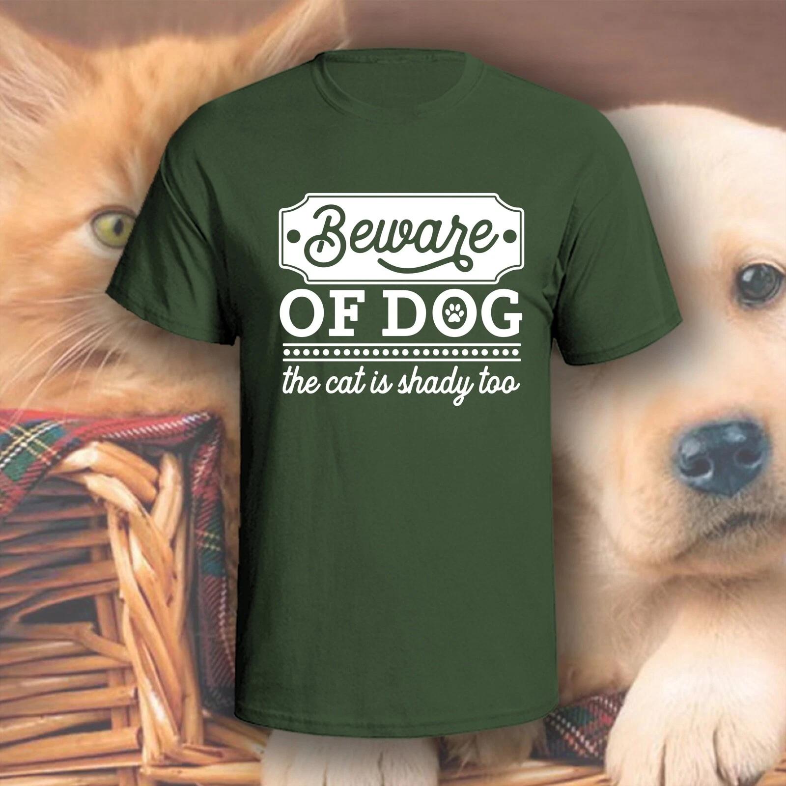 Beware Of Dog, Cat Is Shady Too T-Shirt | Pick Your Color! | Dog/Cat Mom L
Beware Of Dog, Cat Is Shady Too T-Shirt | Pick Your Color! | Dog/Cat Mom L