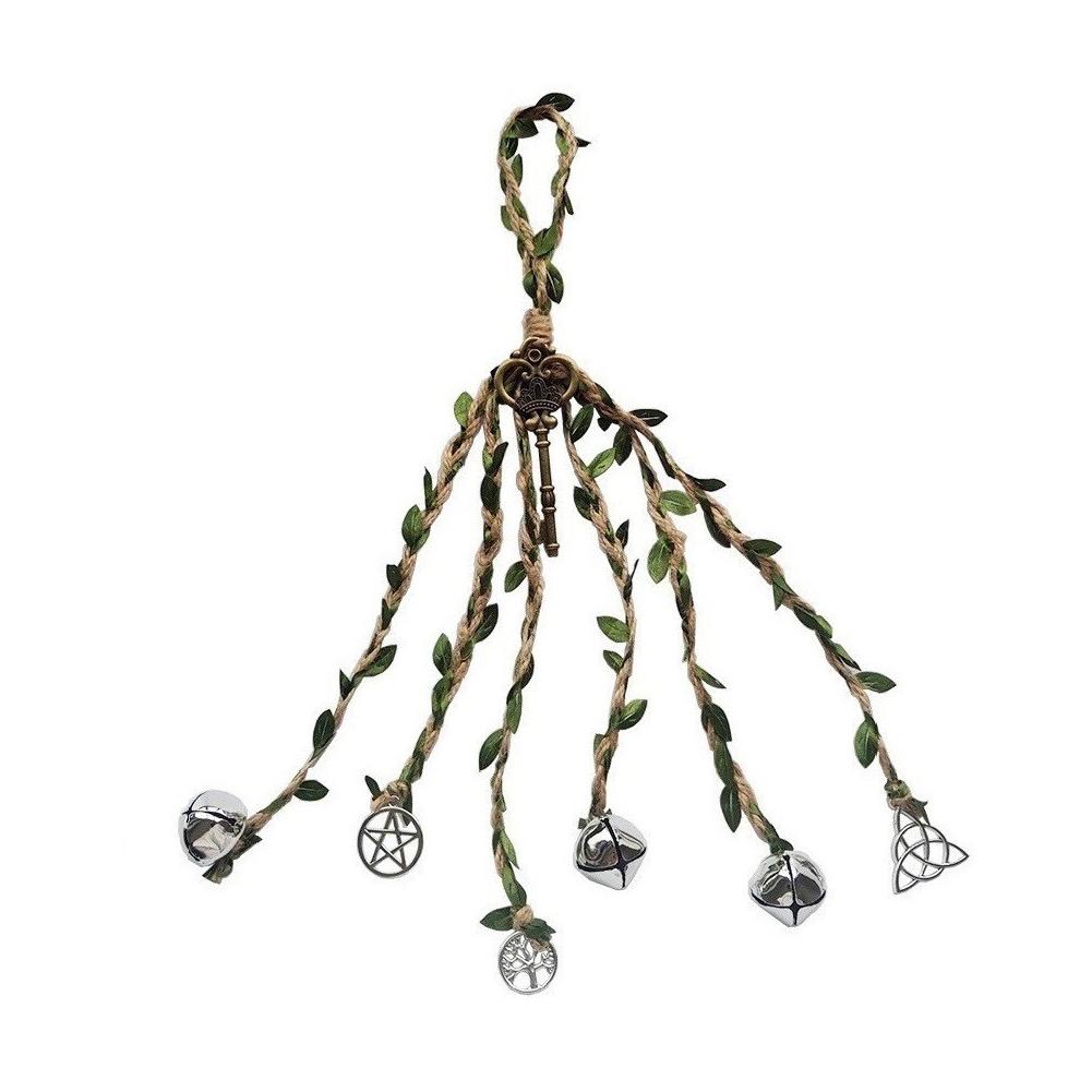 Home Decor Pendant Vintage Bell Decoration Key Bell Door Hanging Witch Rattan Wreath Rope Vintage Porch Garden Door Bells
Home Decor Pendant Vintage Bell Decoration Key Bell Door Hanging Witch Rattan Wreath Rope Vintage Porch Garden Door Bells