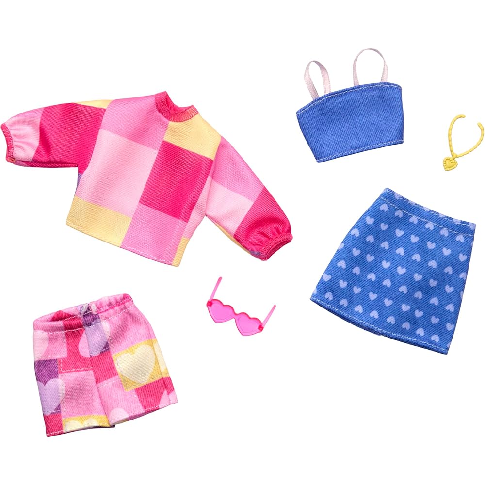 Barbie Fashion 2-Pack Check and Blue Outfit Set for Dress-Up Dolls with Clothes and Accessories for Ages 3 and Up
Barbie Fashion 2-Pack Check and Blue Outfit Set for Dress-Up Dolls with Clothes and Accessories for Ages 3 and Up