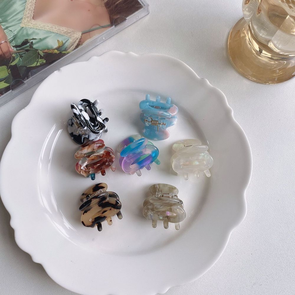 Hollow Out Acetate For Girls Ponytail Holder Women Hair Claws Small Clamp Clip Korean Hair Crabs
Hollow Out Acetate For Girls Ponytail Holder Women Hair Claws Small Clamp Clip Korean Hair Crabs