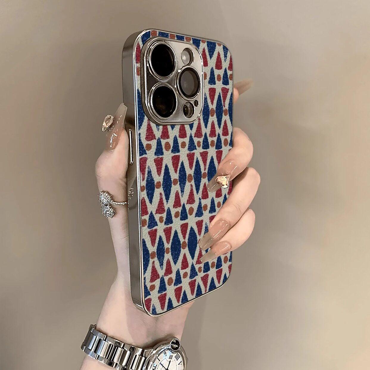 Retro geometry for apple 17promax personalized phone case iPhone lambskin creative apple 17promax
Retro geometry for apple 17promax personalized phone case iPhone lambskin creative apple 17promax