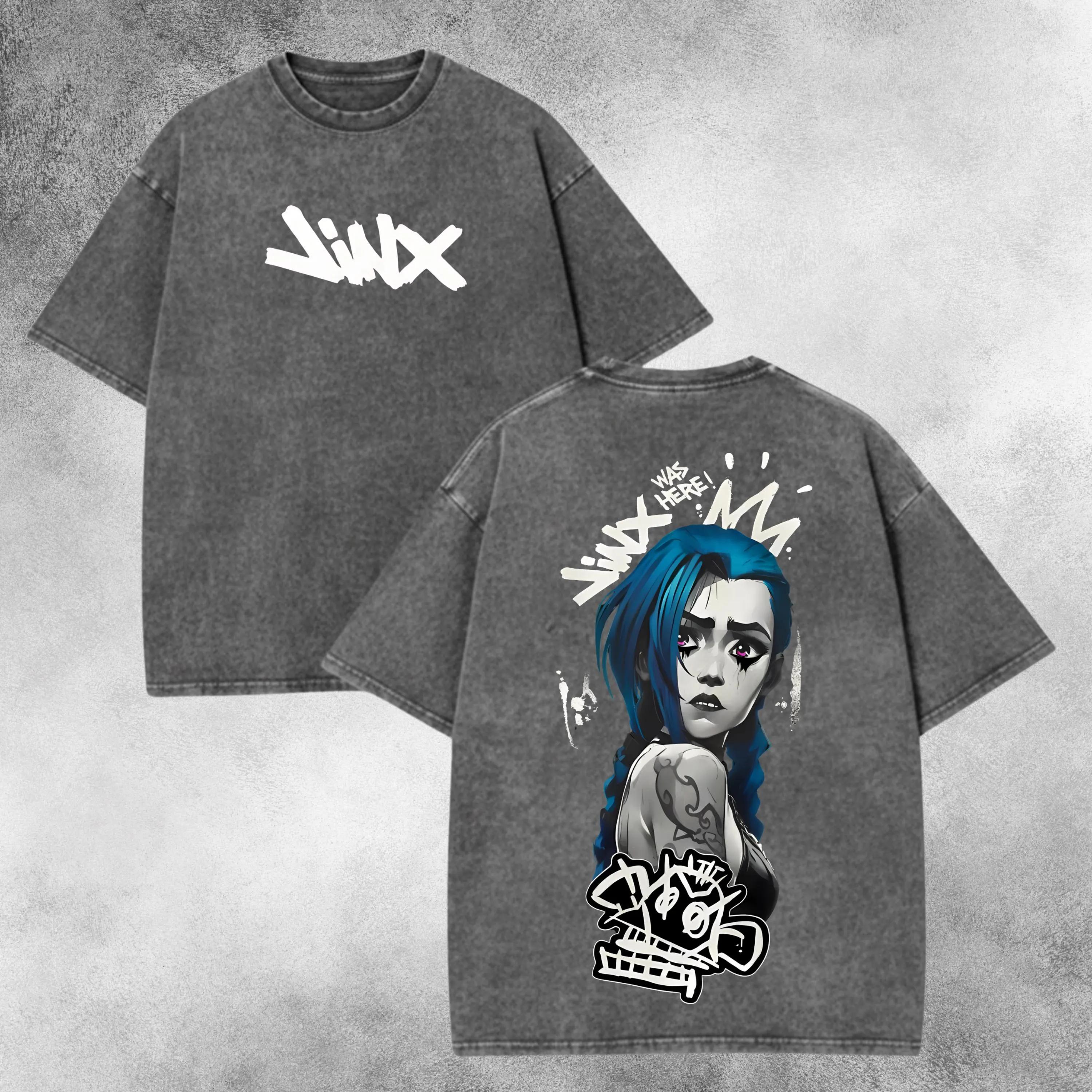 Arcane Jinx Unisex Fit Washed T-Shirt Retro Game Character Vintage Washed Shirt Gift For Game Lovers 3XL
Arcane Jinx Unisex Fit Washed T-Shirt Retro Game Character Vintage Washed Shirt Gift For Game Lovers 3XL