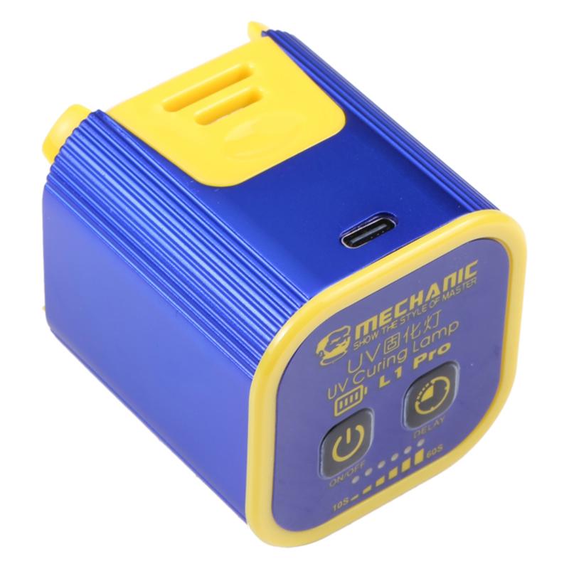 MECHANIC L1 Pro UV LED Glue Curing Lamp Rechargeable Fast Speed Glue Dryer UV Curing Lamp Type A
MECHANIC L1 Pro UV LED Glue Curing Lamp Rechargeable Fast Speed Glue Dryer UV Curing Lamp Type A