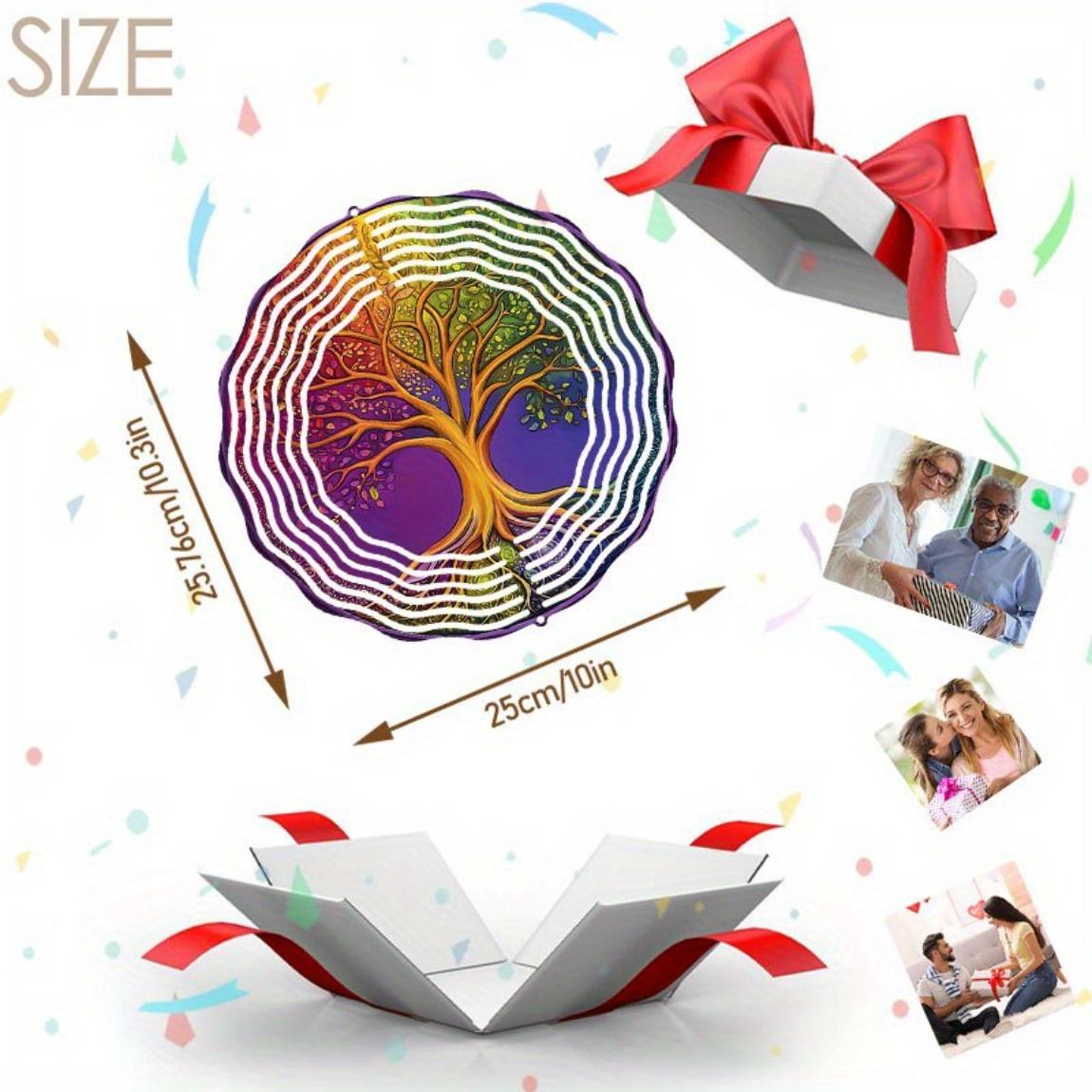 Яркий металлический мандала-ветряк – Дизайн «Древо жизни», Подвесной декор для улицы для сада, патио и праздников (Рождество, Хэллоуин, День матери 01A
Яркий металлический мандала-ветряк – Дизайн «Древо жизни», Подвесной декор для улицы для сада, патио и праздников (Рождество, Хэллоуин, День матери 01A