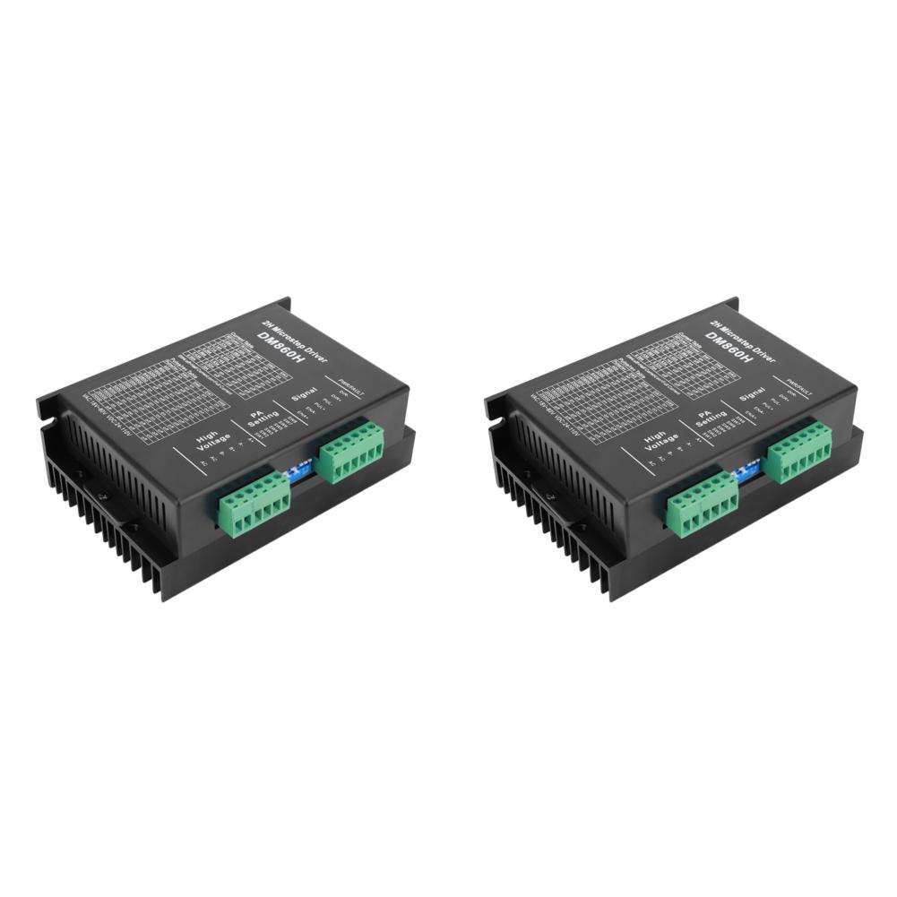 - 2-фазний кроковий драйвер DM860H AC18-80V або DC 24-110V для крокового двигуна Nema34
- 2-фазний кроковий драйвер DM860H AC18-80V або DC 24-110V для крокового двигуна Nema34