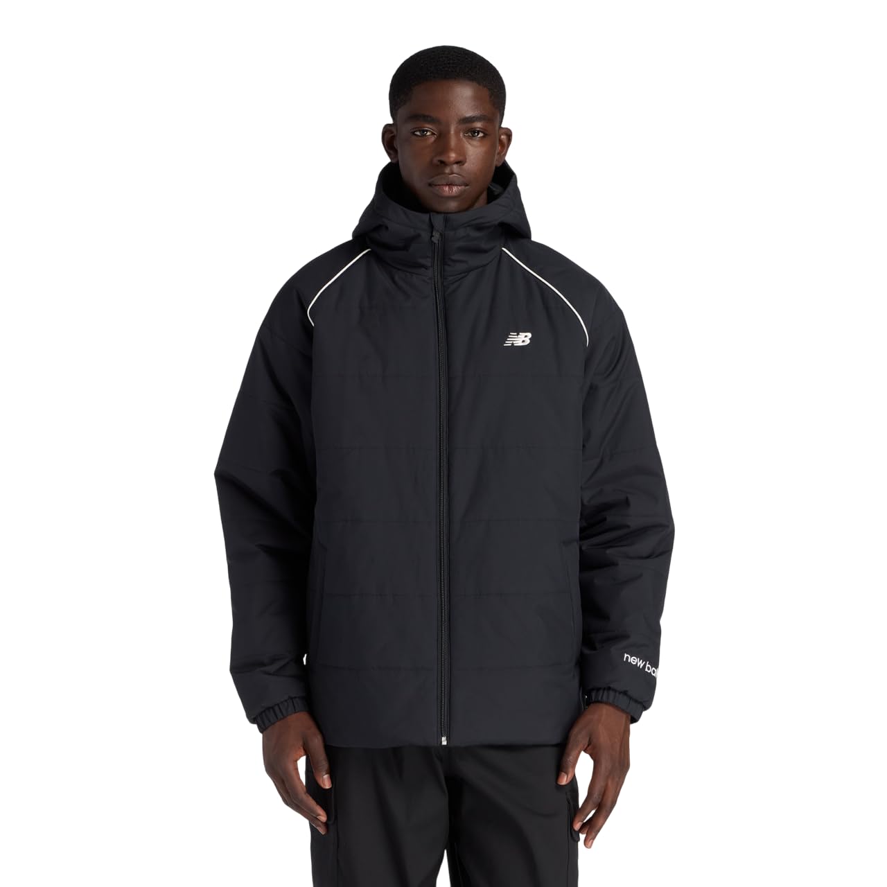 New Balance Short Padded Bench Coat Black Men s (AMJ53172) Size M
New Balance Short Padded Bench Coat Black Men s (AMJ53172) Size M