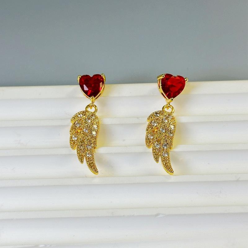 Douyin Same Fashion Personality Temperament Stud Earrings With Diamonds Irregular Wings Earrings Women S Earrings золотой
Douyin Same Fashion Personality Temperament Stud Earrings With Diamonds Irregular Wings Earrings Women S Earrings золотой