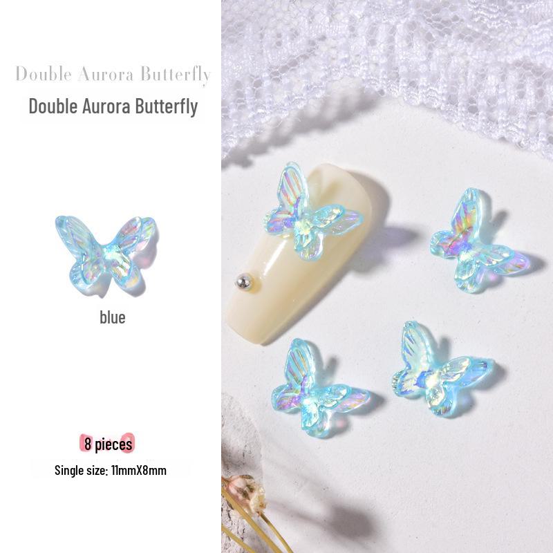Украшения для ногтей в виде бабочки Аврора: 8 двухслойных 3D-фантазийных цветов для лета
Украшения для ногтей в виде бабочки Аврора: 8 двухслойных 3D-фантазийных цветов для лета