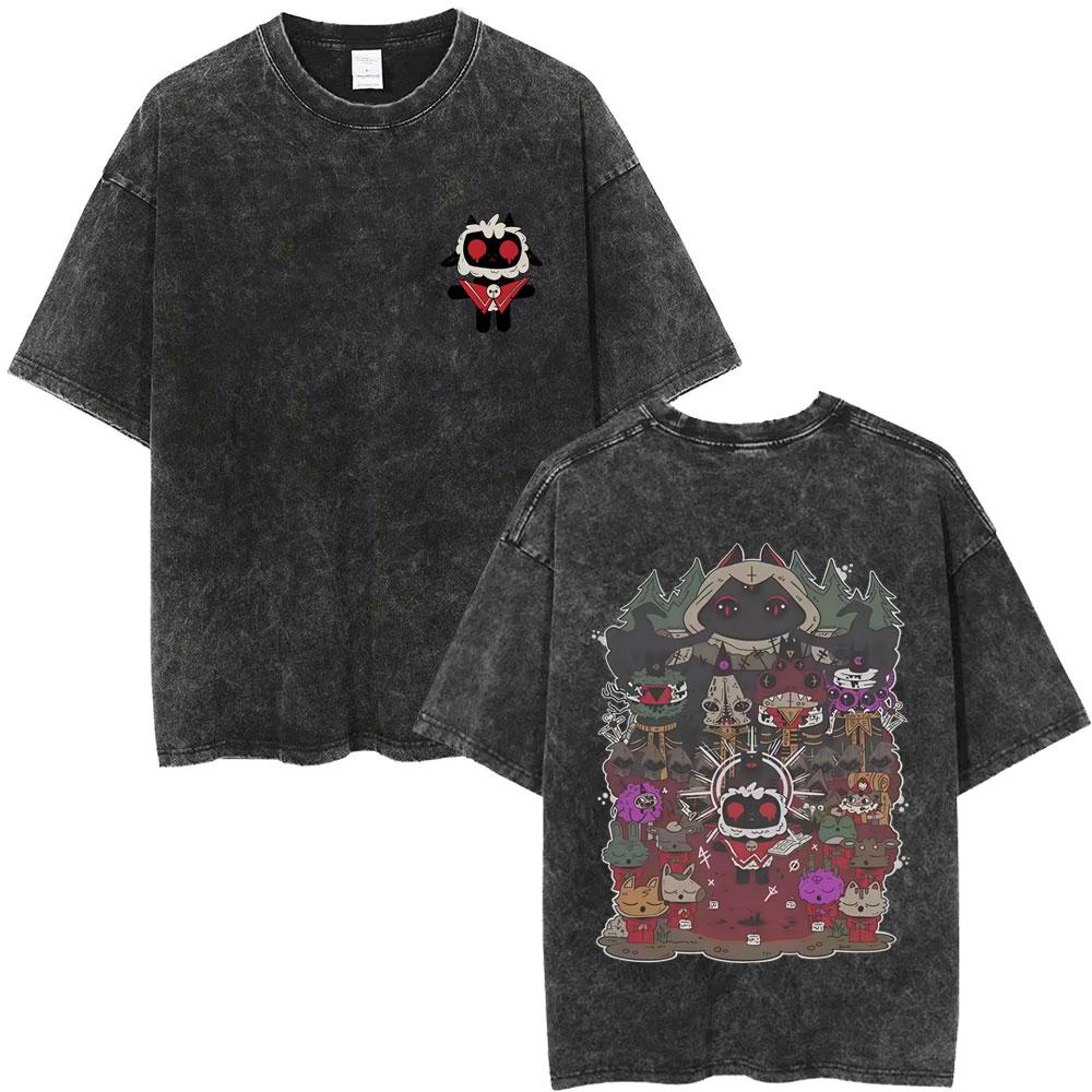 Hot Game Cult of The Lamb Vintage Washed Tshirt Men Women Clothing Casual Cotton Oversized Tshirts Yk Cosplay Player T Shirts S
Hot Game Cult of The Lamb Vintage Washed Tshirt Men Women Clothing Casual Cotton Oversized Tshirts Yk Cosplay Player T Shirts S