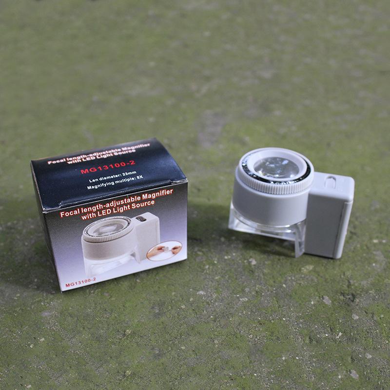 8X Illuminated Magnifier Glass Cylinder Type Mirror with Scale Reading Mirror Loupe Adjustable Focus Magnifier with Led Light 8X
8X Illuminated Magnifier Glass Cylinder Type Mirror with Scale Reading Mirror Loupe Adjustable Focus Magnifier with Led Light 8X