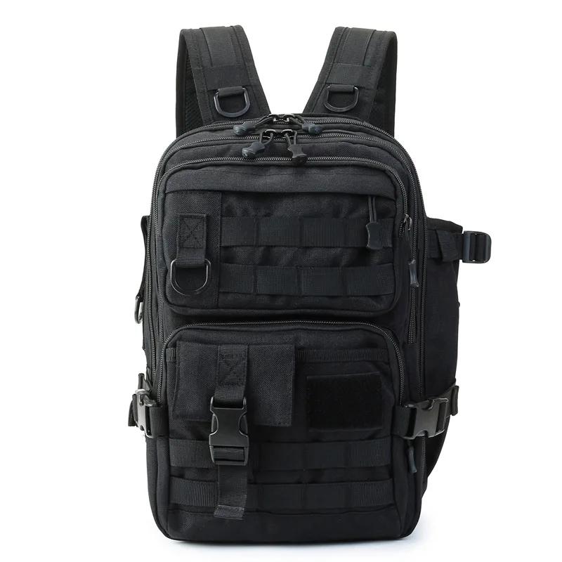 1000D Nylon Waterproof Fishing Backpack Fishing Tackle Storage Bag Double Shoulder Sling Bag for Outdoor Fishing Hunting Hiking чёрный
1000D Nylon Waterproof Fishing Backpack Fishing Tackle Storage Bag Double Shoulder Sling Bag for Outdoor Fishing Hunting Hiking чёрный