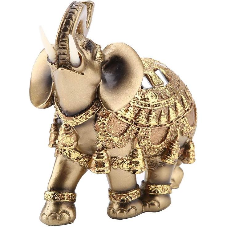 Статуэтка слона, Счастливая статуэтка золотого слона фэн-шуй, Скульптура, Фигурка богатства, Домашнее украшение, Для вашей семьи или ваших друзей(L)
Статуэтка слона, Счастливая статуэтка золотого слона фэн-шуй, Скульптура, Фигурка богатства, Домашнее украшение, Для вашей семьи или ваших друзей(L)