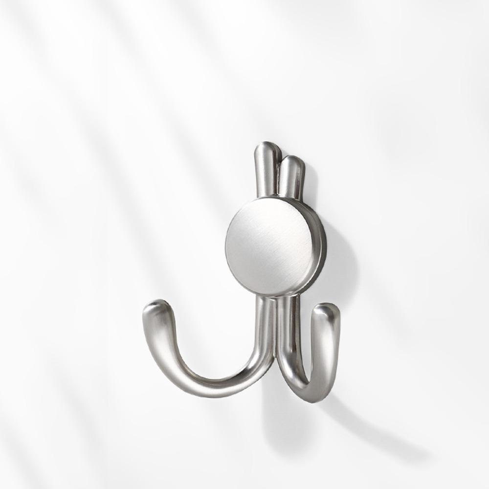 Light Luxury Rabbit Clothes Hook Creative Shape Wall-hanging Sling Portable Double Hooks Home Style 3
Light Luxury Rabbit Clothes Hook Creative Shape Wall-hanging Sling Portable Double Hooks Home Style 3