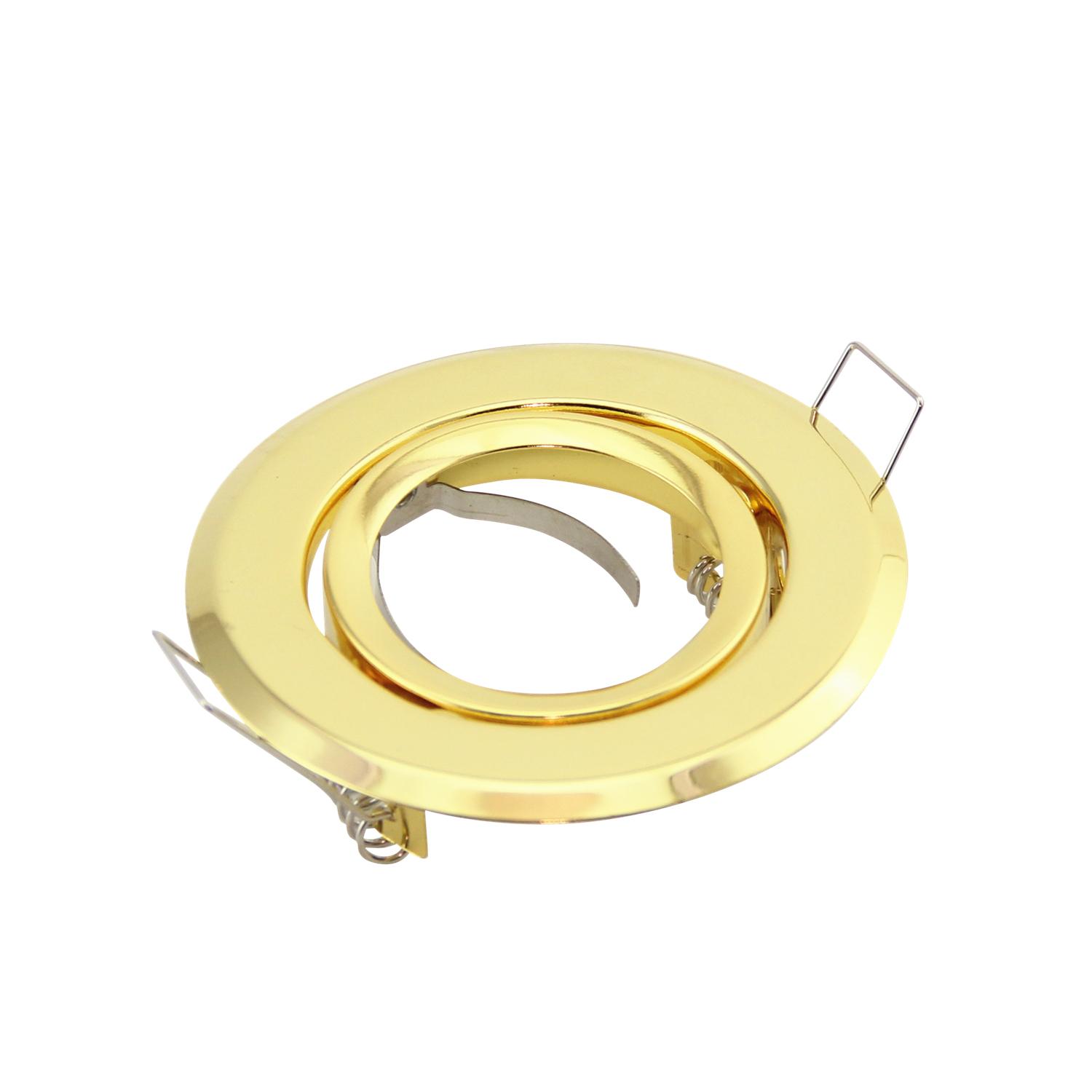 Modern Golden Metal Frame Trim Kits Recessed Ceiling Lights Gu10 Fitting Round MR16 GU10 Led Spotlight Bulb Holder Frame 1 PCS
Modern Golden Metal Frame Trim Kits Recessed Ceiling Lights Gu10 Fitting Round MR16 GU10 Led Spotlight Bulb Holder Frame 1 PCS