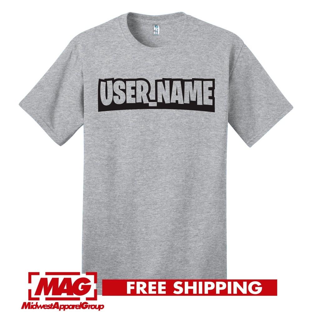 FORTNITE CUSTOM USER NAME GRAY T-SHIRT Nintendo Xbox PS Videogame PC Shirt Tee Unisex T-Shirt XL
FORTNITE CUSTOM USER NAME GRAY T-SHIRT Nintendo Xbox PS Videogame PC Shirt Tee Unisex T-Shirt XL