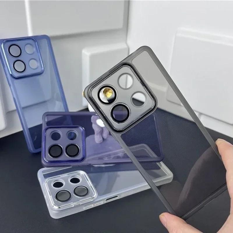 Luxury Lens Film Case for Xiaomi Redmi Note 13 Pro Plus Note13 13Pro 5G 360 Camera Protective Clear Soft Phone Cover Fashion Bag
Luxury Lens Film Case for Xiaomi Redmi Note 13 Pro Plus Note13 13Pro 5G 360 Camera Protective Clear Soft Phone Cover Fashion Bag