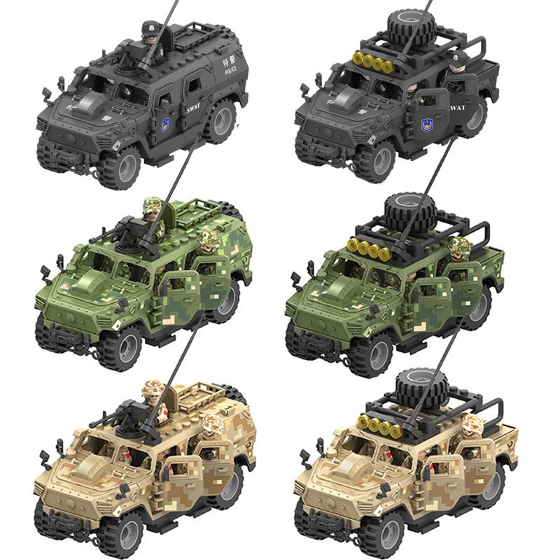 WW2 TBS Assault Team Military Hummer Jeep Armored Vehicle Building Block Model Army Mini Soldier Transport Chariot Toys Kit Gift
WW2 TBS Assault Team Military Hummer Jeep Armored Vehicle Building Block Model Army Mini Soldier Transport Chariot Toys Kit Gift