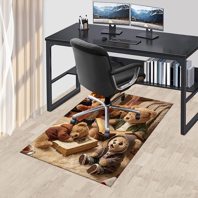 1pc Teddy Bear Friends Office Chair Mat - Anime Cartoon Design, Non-Slip Carpet for Home Decor, Seasonal Gift, Suitable for Office and Living Room.C03 60cm by 90cm
1pc Teddy Bear Friends Office Chair Mat - Anime Cartoon Design, Non-Slip Carpet for Home Decor, Seasonal Gift, Suitable for Office and Living Room.C03 60cm by 90cm