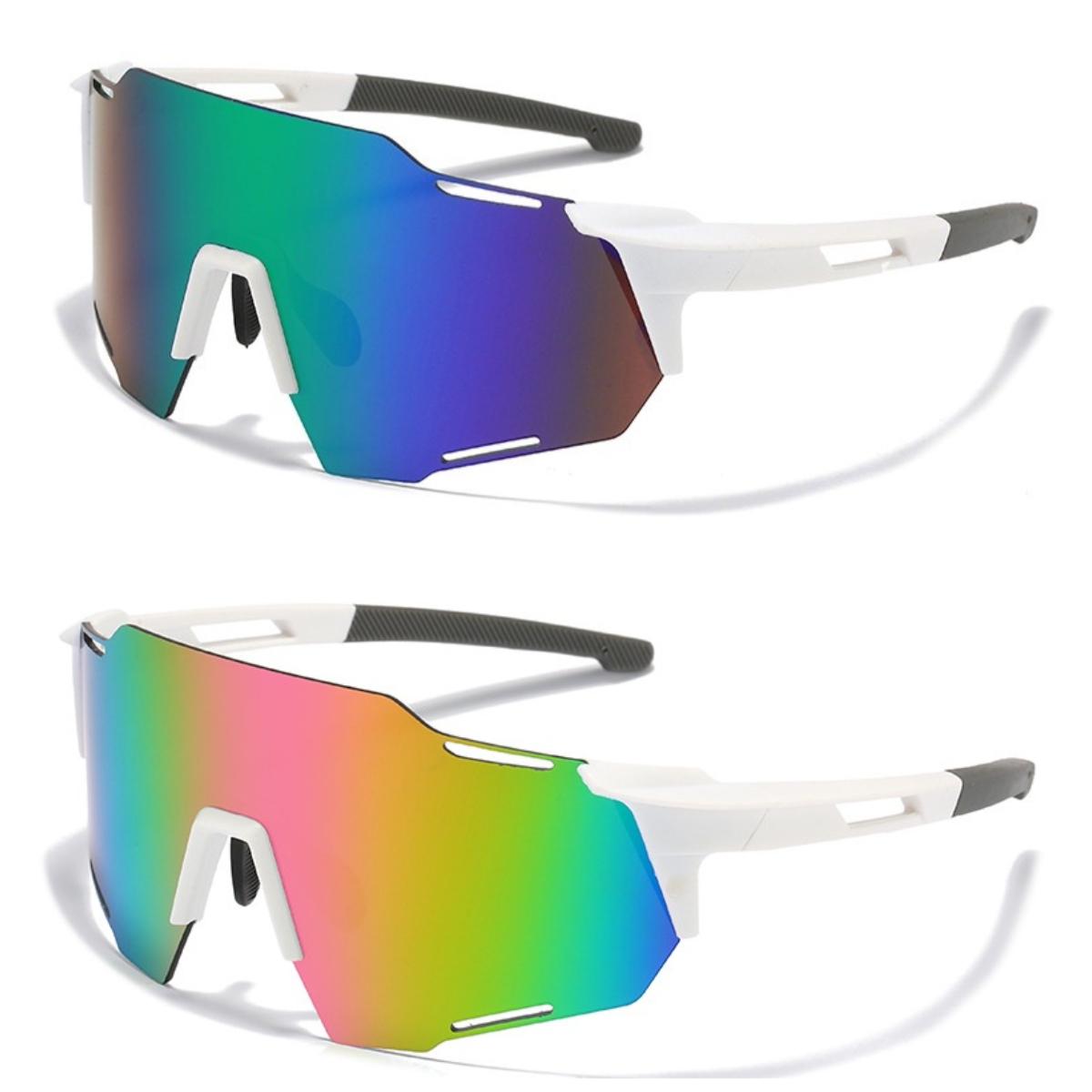 2pcs Outdoor Sports UV400 Goggles - Windproof Sunglasses for Cycling Skiing and Driving
2pcs Outdoor Sports UV400 Goggles - Windproof Sunglasses for Cycling Skiing and Driving