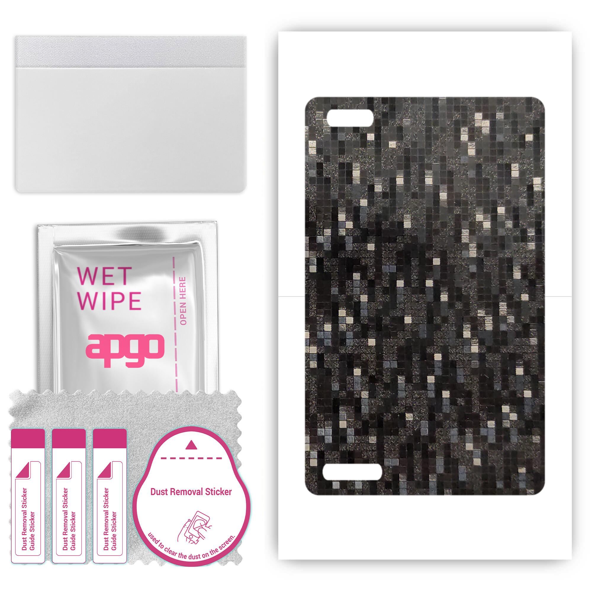 apgo Protective Skin Sticker for the back compatible with Teclast P80X, Wrap Film, Foil, Vinyl - Pattern Carbon Black Pixel
apgo Protective Skin Sticker for the back compatible with Teclast P80X, Wrap Film, Foil, Vinyl - Pattern Carbon Black Pixel