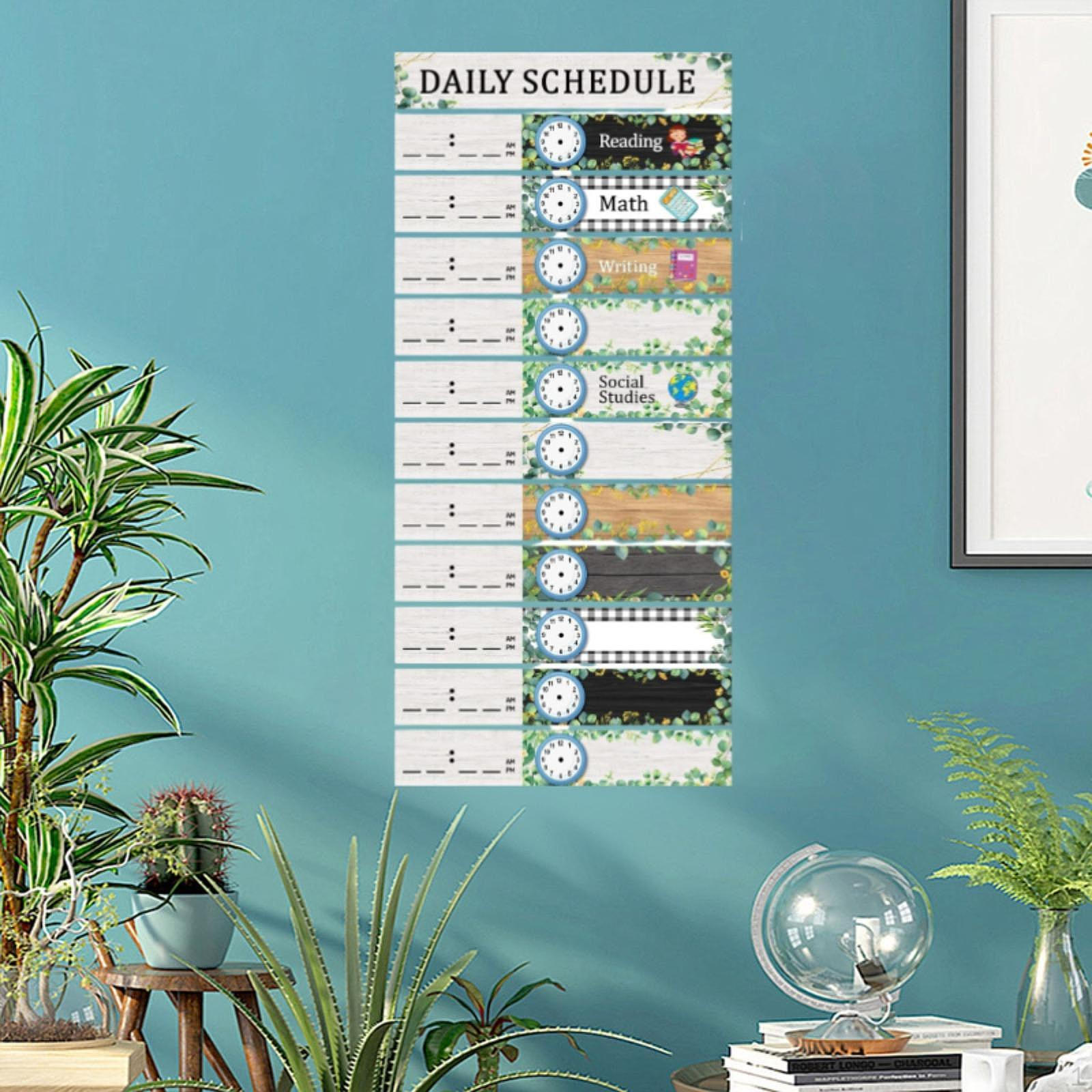 Daily Schedule Pocket Chart Teaching Aid Easy to Use Accessory Educational Scheduling
Daily Schedule Pocket Chart Teaching Aid Easy to Use Accessory Educational Scheduling