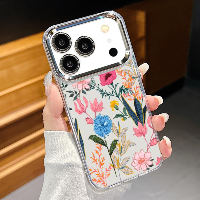 White Flower Pattern Case For iPhone 17 Pro Max iPhone 16 15 14 13 Pro Max 11 17e 16e Plating Lens Frame Clear Soft Silicone Back Cover iPhone 17
White Flower Pattern Case For iPhone 17 Pro Max iPhone 16 15 14 13 Pro Max 11 17e 16e Plating Lens Frame Clear Soft Silicone Back Cover iPhone 17