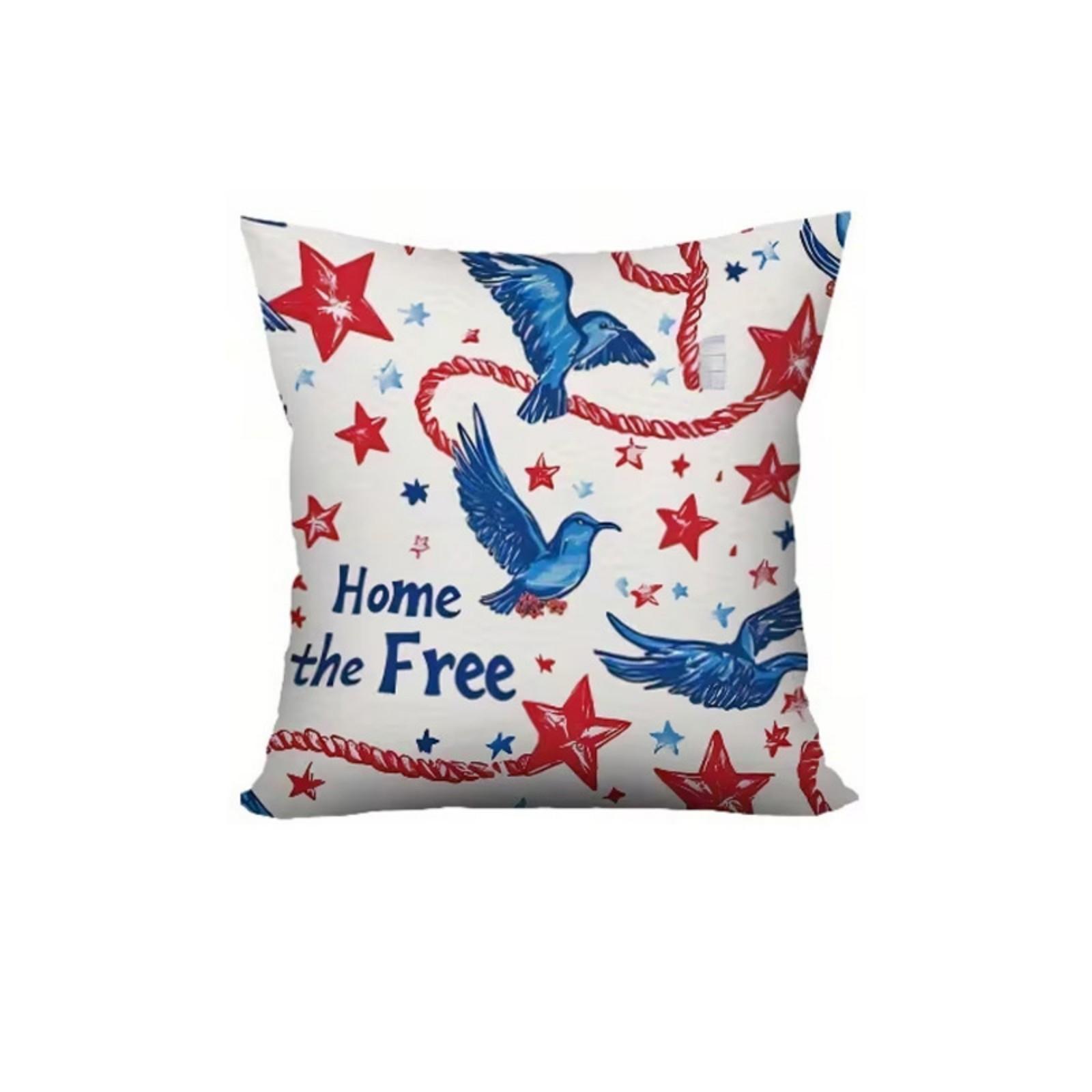 Home the Free 45x45cm Decorative Pillow Cover with Star Letter Pattern Print Hidden Zipper Design Suitable for Sofa Bedroom Home Decor one size
Home the Free 45x45cm Decorative Pillow Cover with Star Letter Pattern Print Hidden Zipper Design Suitable for Sofa Bedroom Home Decor one size