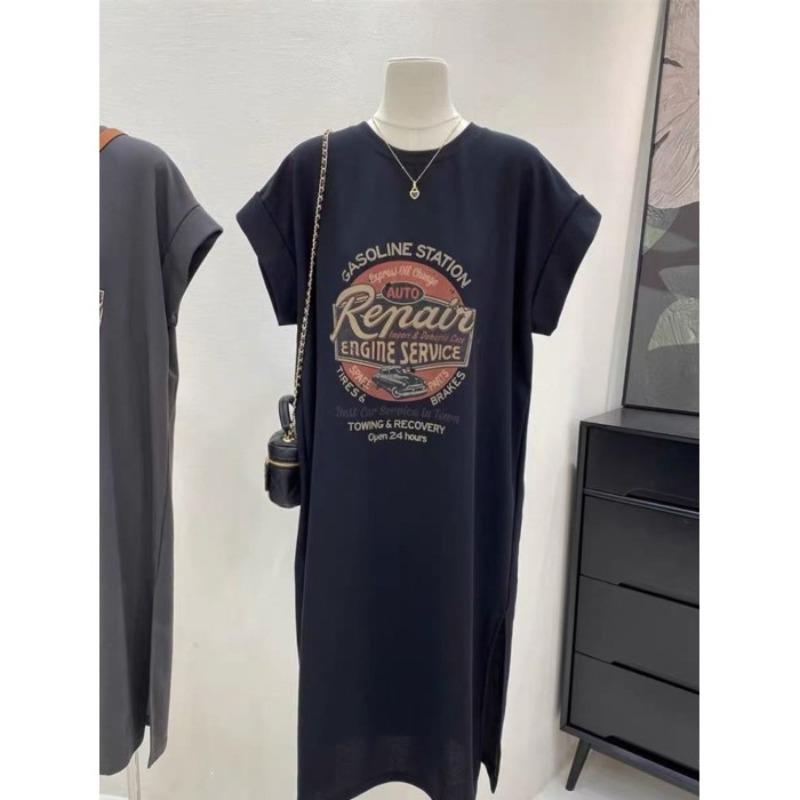 Women s Loose-fitting, Slimming, and Concealing-fat Side-opening Round-neck Short-sleeved Tunic-style Dress 4XL чорний
Women s Loose-fitting, Slimming, and Concealing-fat Side-opening Round-neck Short-sleeved Tunic-style Dress 4XL чорний
