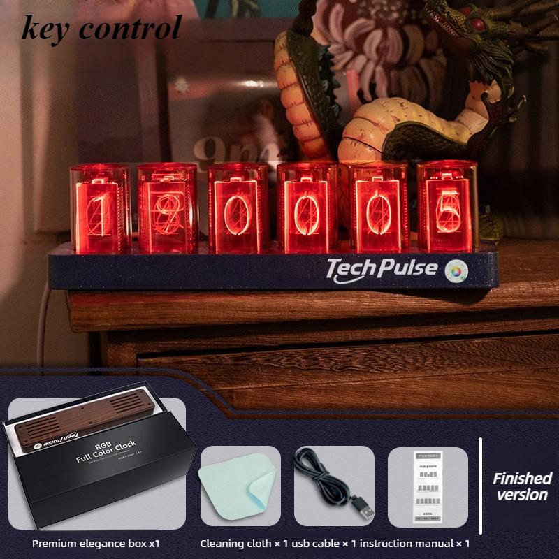 Glow Tube Desk Clock Living Room Colorful Table Clocks Retro Electronic Numbers Desktop Watch Office Luxury Decoration Ornament
Glow Tube Desk Clock Living Room Colorful Table Clocks Retro Electronic Numbers Desktop Watch Office Luxury Decoration Ornament
