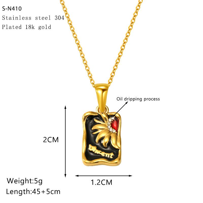 Простое ожерелье с подвеской в виде розы, женское, с высоким чувством стиля, персонализированное, из нержавеющей стали с золотым покрытием
Простое ожерелье с подвеской в виде розы, женское, с высоким чувством стиля, персонализированное, из нержавеющей стали с золотым покрытием