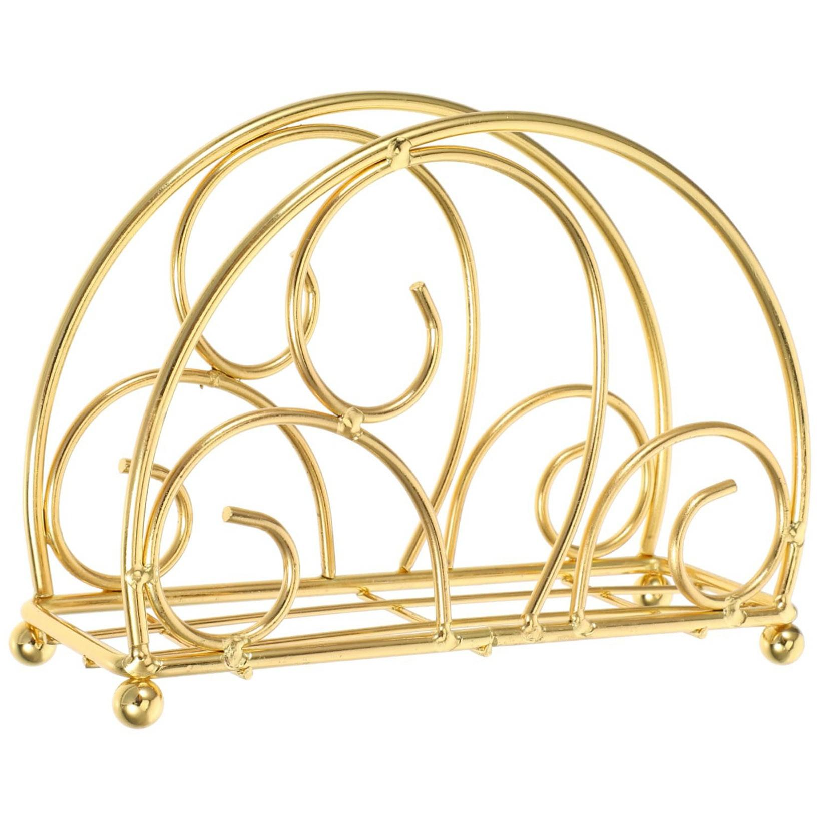 Iron Napkin Holder Half Round Metal Tissue Dispenser Table Organizer Decorative Paper Towel Stand A
Iron Napkin Holder Half Round Metal Tissue Dispenser Table Organizer Decorative Paper Towel Stand A