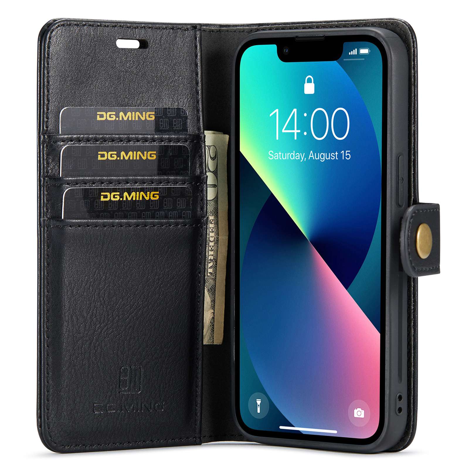 DG.MING For iPhone 14 Plus 6.7 inch Split Leather Magnetic Detachable Flip Case Stand Feature Purse Protection Wallet Cover Blue
DG.MING For iPhone 14 Plus 6.7 inch Split Leather Magnetic Detachable Flip Case Stand Feature Purse Protection Wallet Cover Blue