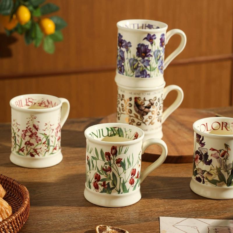 French Retro Cup Office Ceramic Niche Coffee Cup Couple Girl Cup Gift Breakfast Cup 301-400ml
French Retro Cup Office Ceramic Niche Coffee Cup Couple Girl Cup Gift Breakfast Cup 301-400ml