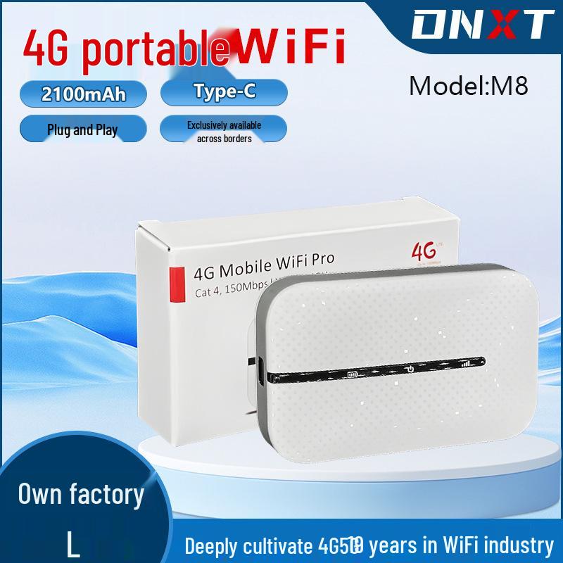 Portable 4G MiFi Wireless Router for Live Broadcast and Car Use M8-5 White Asia Version
Portable 4G MiFi Wireless Router for Live Broadcast and Car Use M8-5 White Asia Version