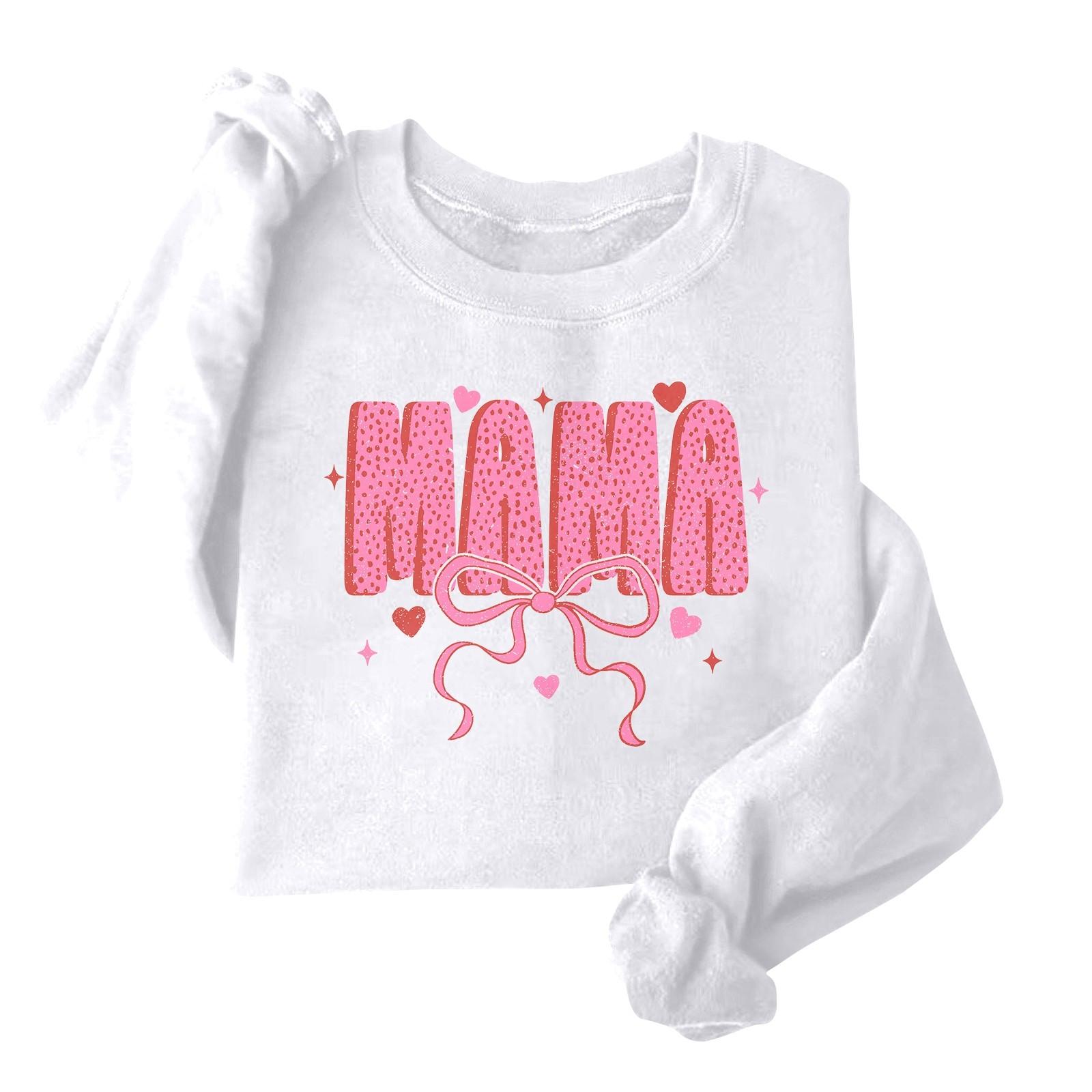 Женская модная свободная толстовка с длинным рукавом и круглым вырезом с принтом ко Дню святого Валентина XL белый
Женская модная свободная толстовка с длинным рукавом и круглым вырезом с принтом ко Дню святого Валентина XL белый