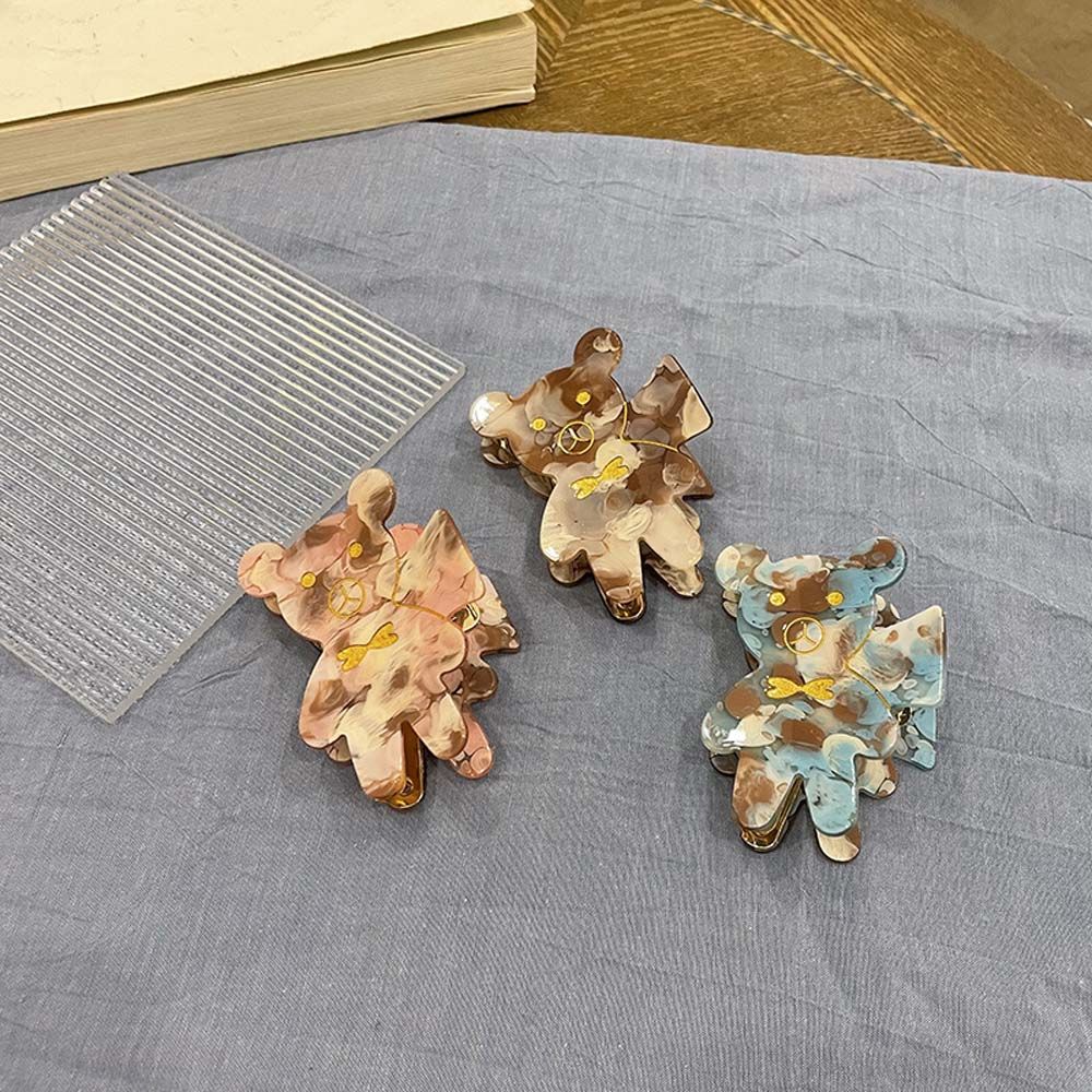 Barrettes Blue Pink Brown Acetic Acetate Hair Claw Bear Hair Clips Hair Crab Clips Korean Style синий
Barrettes Blue Pink Brown Acetic Acetate Hair Claw Bear Hair Clips Hair Crab Clips Korean Style синий