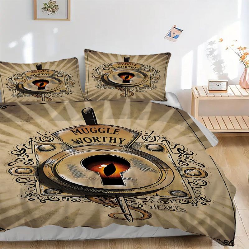 3pcs Fantastic Beasts Duvet Cover Set (1 Duvet Cover + 2 Pillowcases, No Core) - Comfortable, And Breathable Bedroom Decoration yy251104065 135x200cm
3pcs Fantastic Beasts Duvet Cover Set (1 Duvet Cover + 2 Pillowcases, No Core) - Comfortable, And Breathable Bedroom Decoration yy251104065 135x200cm