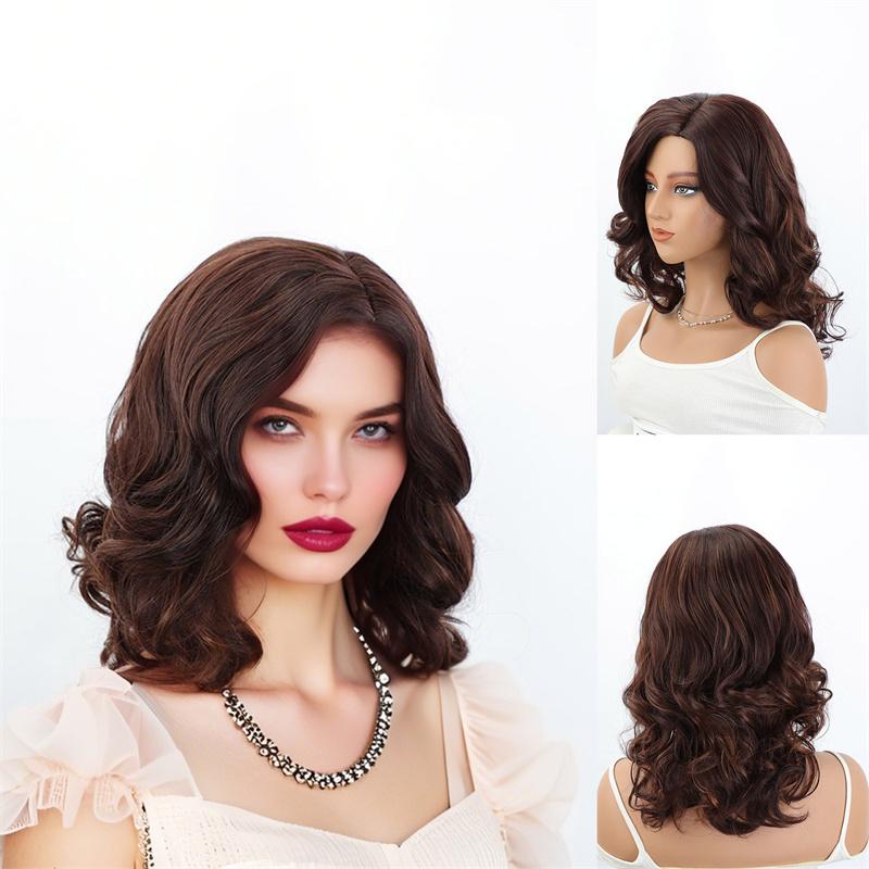 Synthetic Elegant Short Curly Wave Hair Brown Bob Wig Side Parting Wig for Women Natural Fluffy Daily Cosplay Party Use коричневий
Synthetic Elegant Short Curly Wave Hair Brown Bob Wig Side Parting Wig for Women Natural Fluffy Daily Cosplay Party Use коричневий
