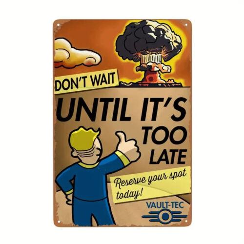 1xVaultTec Metal Tin Sign 12 x 8 Nostalgic Wall Decor NEWaluminum 20x30cm(7.8x11.8inch)
1xVaultTec Metal Tin Sign 12 x 8 Nostalgic Wall Decor NEWaluminum 20x30cm(7.8x11.8inch)
