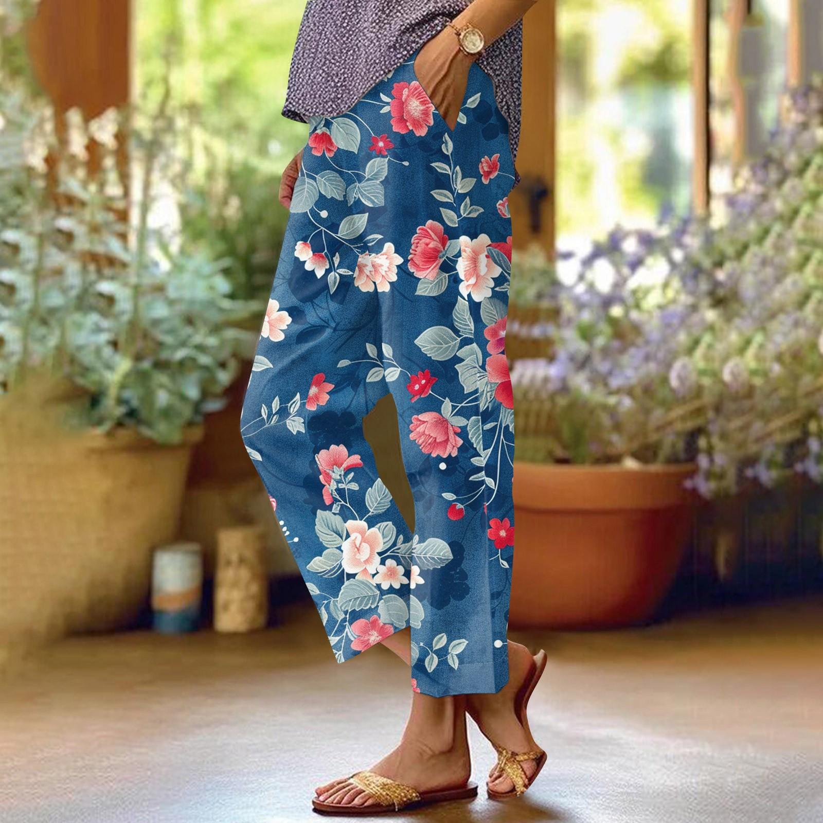 Жіночі Модні Штани Прямого Крою з Кишенями та Еластичною Талією з Квітковим Принтом XXL
Жіночі Модні Штани Прямого Крою з Кишенями та Еластичною Талією з Квітковим Принтом XXL