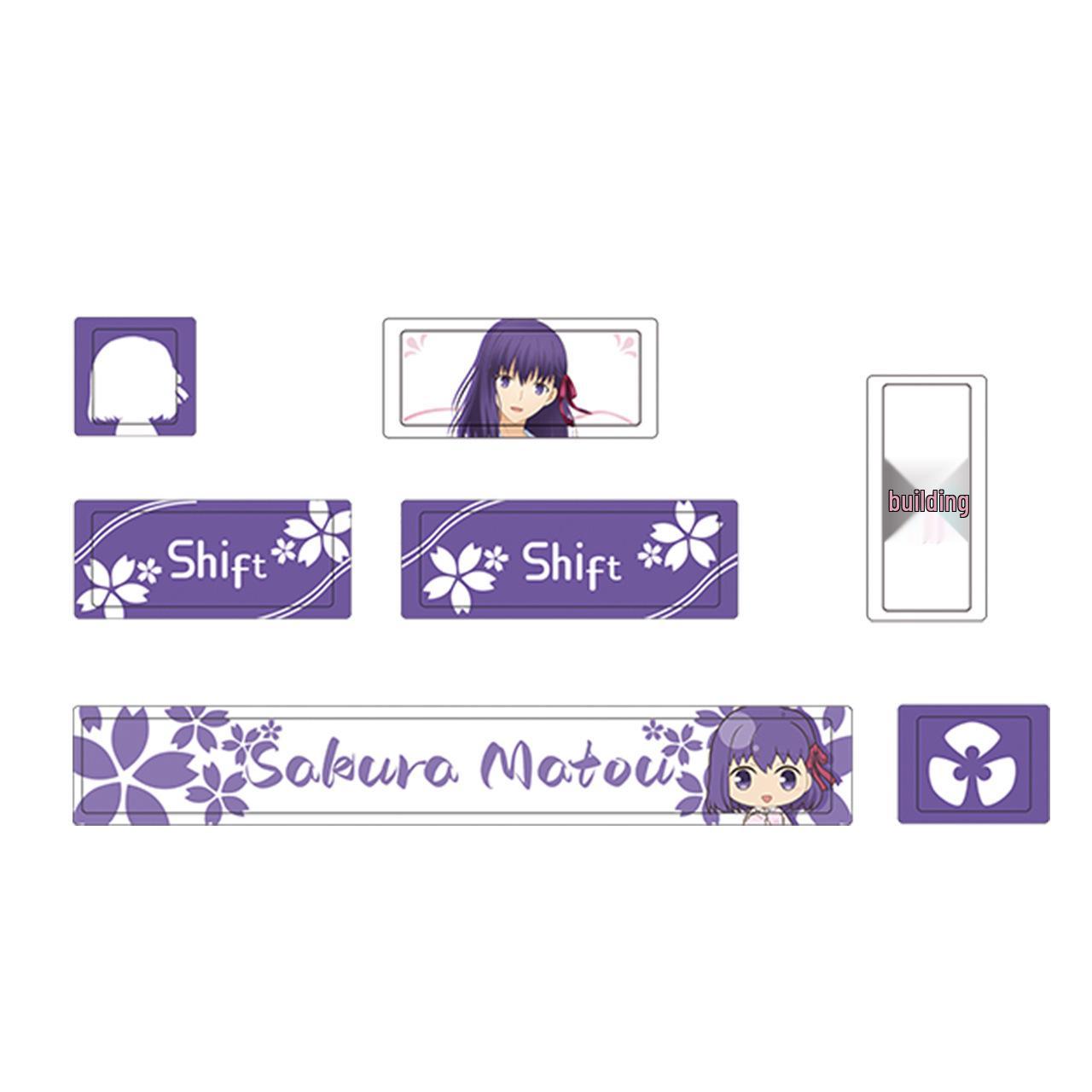 Official Authentic Fate Omamori & Chao Keycap Set: Artoria, Matou Sakura, Tohsaka Rin. Keycap Set
Official Authentic Fate Omamori & Chao Keycap Set: Artoria, Matou Sakura, Tohsaka Rin. Keycap Set