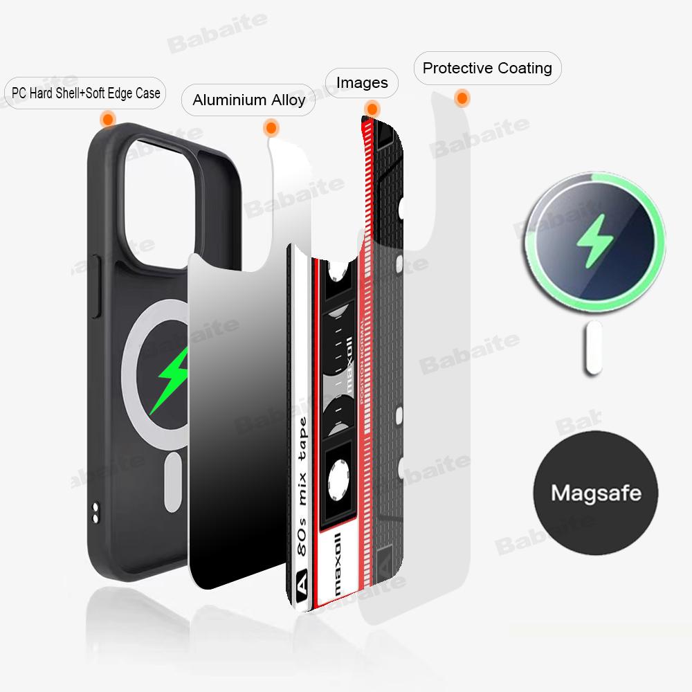Cassette Tape Retro Style Phone Case Magnetic Case For IPhone 16 14 13 12 11 15 Pro Max Plus For Magsafe Wireless Charge Cover iPhone 13 Pro
Cassette Tape Retro Style Phone Case Magnetic Case For IPhone 16 14 13 12 11 15 Pro Max Plus For Magsafe Wireless Charge Cover iPhone 13 Pro