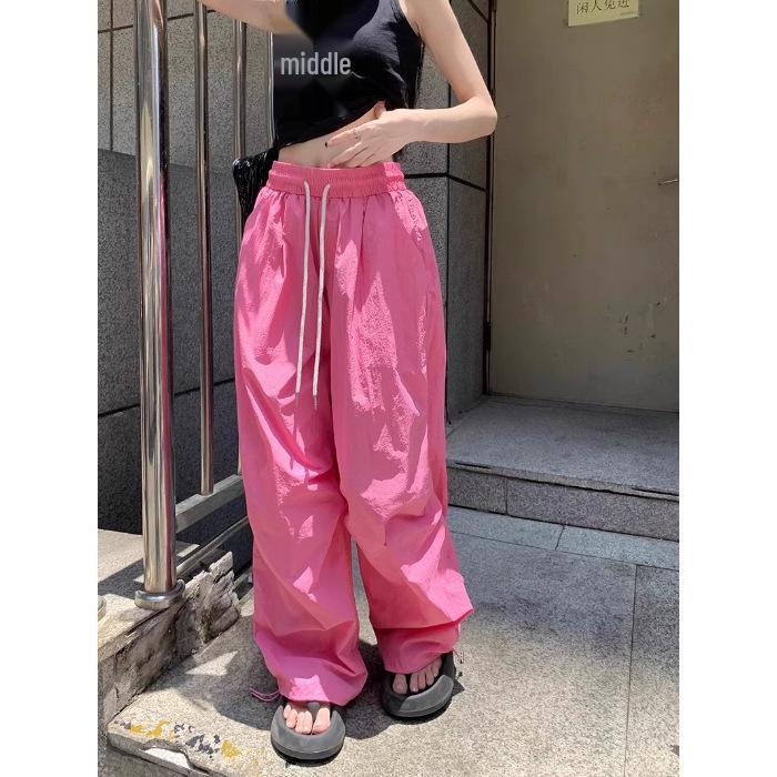 2025 Women’s Summer High-Waist Quick-Dry Casual Wide-Leg Overalls M рожевий
2025 Women’s Summer High-Waist Quick-Dry Casual Wide-Leg Overalls M рожевий