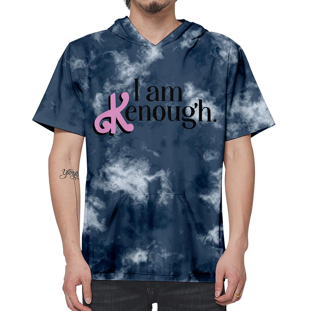 Hip Hop I AM Kenough T Shirts Men With Hood Summer Short Sleeve Hoodie Shirts Men Streetwear Casual Sweatshirt
Hip Hop I AM Kenough T Shirts Men With Hood Summer Short Sleeve Hoodie Shirts Men Streetwear Casual Sweatshirt