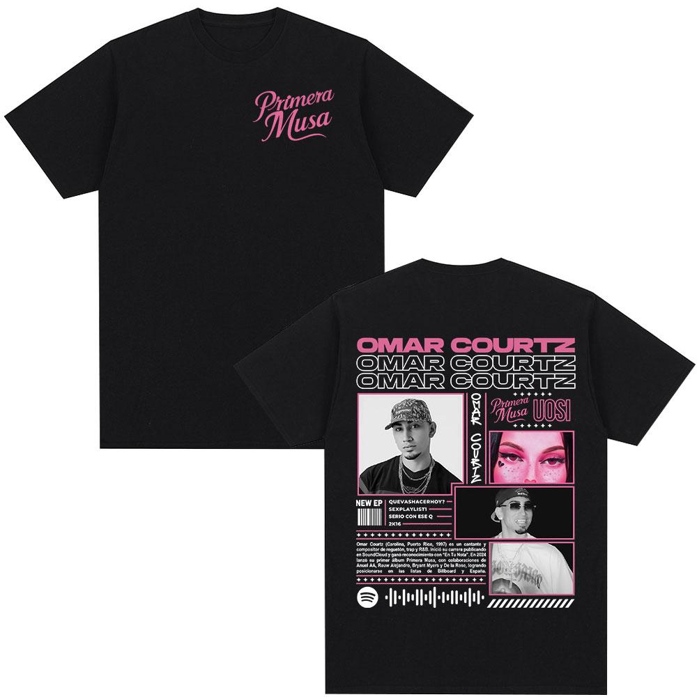 Rapper Omar Courtz Primera Musa Album Tour Merch T Shirt Unisexs Women Hip Hop Fashion Tshirt Casual Cotton Short Sleeve Tshirts 4XL
Rapper Omar Courtz Primera Musa Album Tour Merch T Shirt Unisexs Women Hip Hop Fashion Tshirt Casual Cotton Short Sleeve Tshirts 4XL