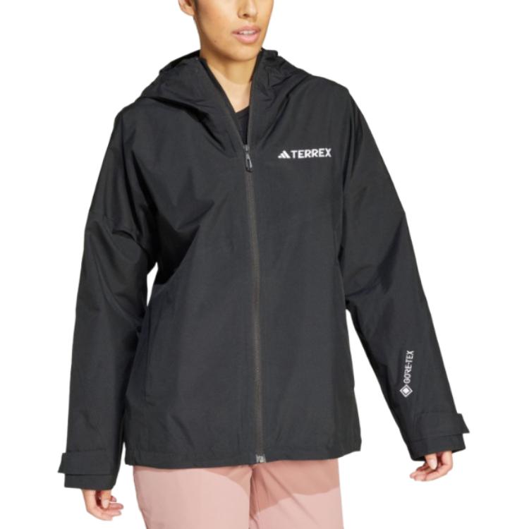 Adidas Travel Outdoor Series Hooded Zip Long Sleeve Waterproof Breathable Jacket Women Jacket Black JD8362 S
Adidas Travel Outdoor Series Hooded Zip Long Sleeve Waterproof Breathable Jacket Women Jacket Black JD8362 S