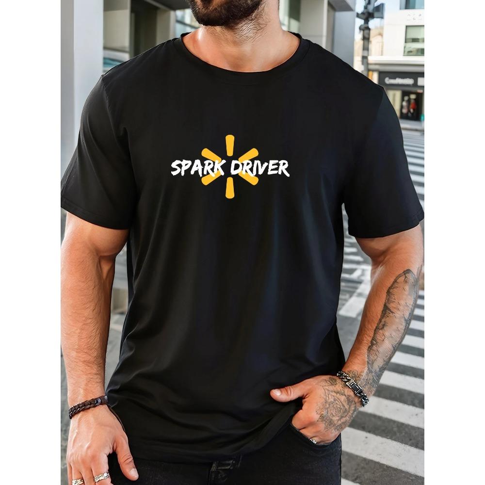 Men s SPARK DRIVER pattern summer casual crew neck short T-shirt XXXXL темно-синього кольору
Men s SPARK DRIVER pattern summer casual crew neck short T-shirt XXXXL темно-синього кольору