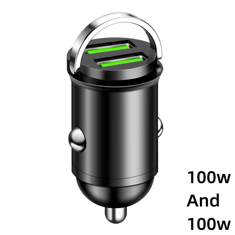 100 Вт двухпортовое мини-USB автомобильное зарядное устройство супер быстрая зарядка алюминиевый сплав телефон зарядное устройство гнездо прикуривателя 12-24 В
100 Вт двухпортовое мини-USB автомобильное зарядное устройство супер быстрая зарядка алюминиевый сплав телефон зарядное устройство гнездо прикуривателя 12-24 В