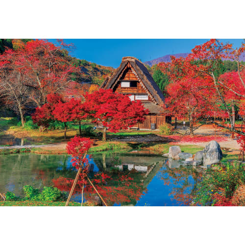 EPOCH 300 Piece Jigsaw Puzzle Japanese Landscape Shirakawago-Gifu in Autumn Colors (26 x 38cm) 25-193s with glue and spatula with score ticket include
EPOCH 300 Piece Jigsaw Puzzle Japanese Landscape Shirakawago-Gifu in Autumn Colors (26 x 38cm) 25-193s with glue and spatula with score ticket include