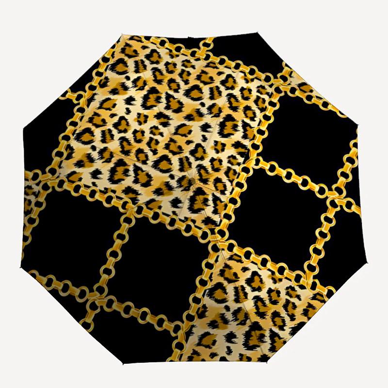 1pc Leopard Print Chain Automatic Open/Close Umbrella, Portable Folding Umbrella, Compact Travel Umbrella for094
1pc Leopard Print Chain Automatic Open/Close Umbrella, Portable Folding Umbrella, Compact Travel Umbrella for094